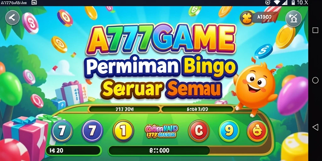Tampilan menarik gameplay Bingo di A777GAME.