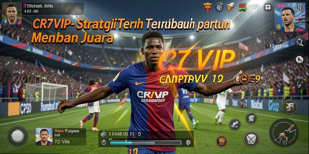 Tampilan gameplay CR7VIP yang intens dan strategis.