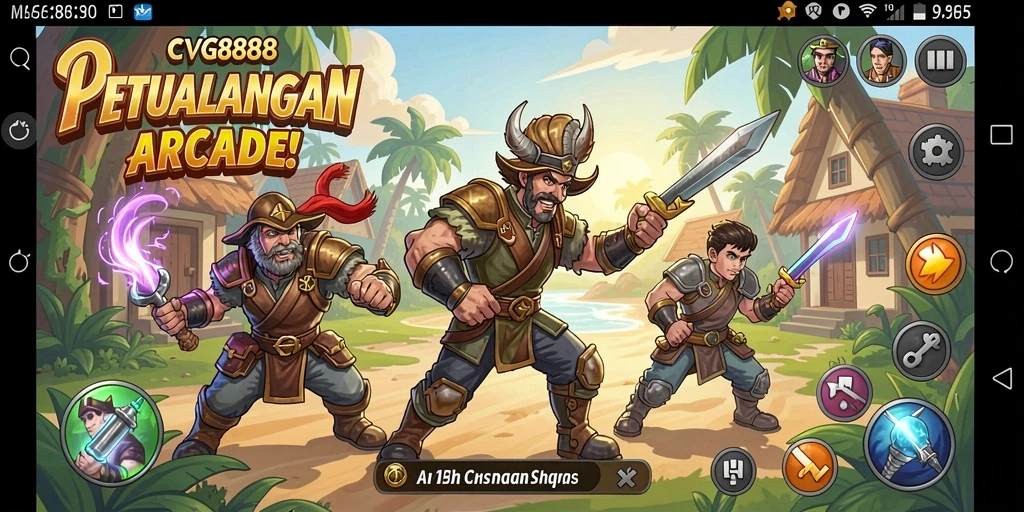 Tampilan gameplay seru dalam CVG8888 yang memikat para pemain.