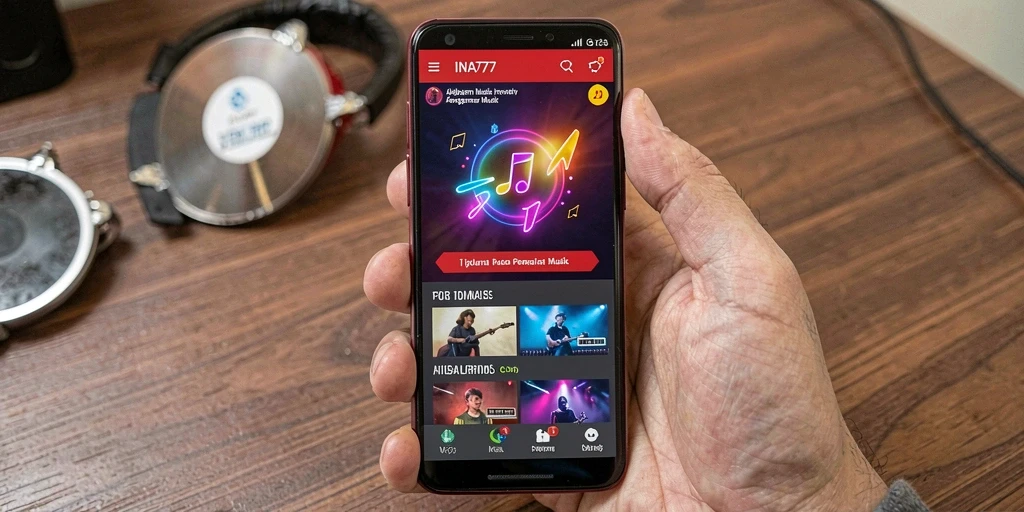 Tampilan menarik dari gameplay musik di INA777.