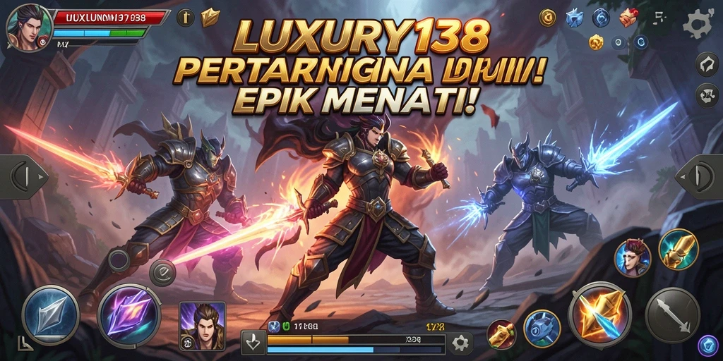 Tangkapan layar LUXURY138 menampilkan aksi pertarungan yang mendebarkan.