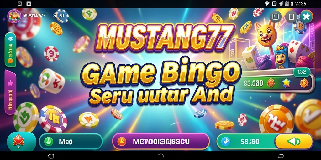 Screenshot gameplay Bingo di MUSTANG77 yang penuh keseruan.