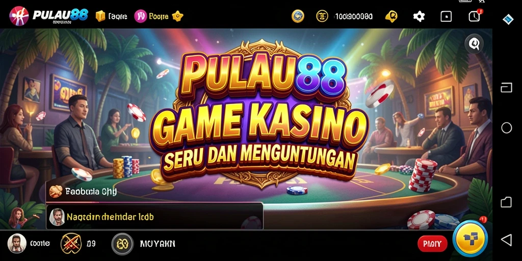 Tampilan gameplay kasino yang menarik di PULAU88.