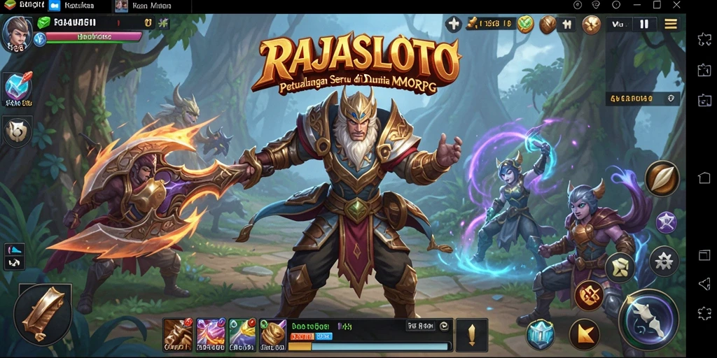 Tampilan gameplay menarik di dunia RAJASLOTO.